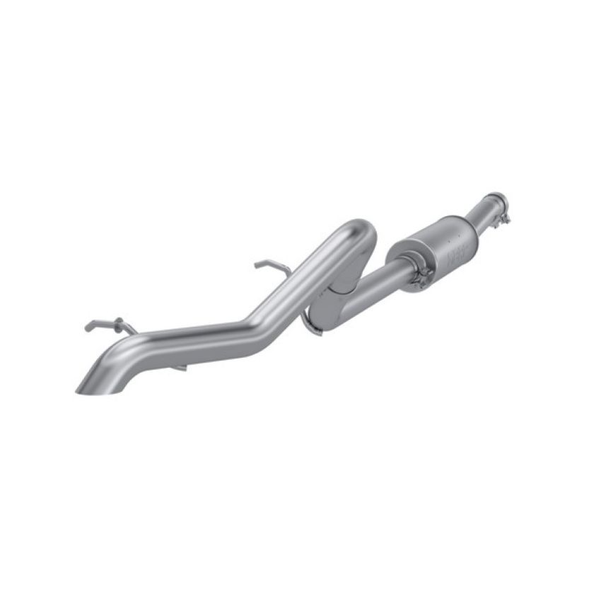MBRP Exhaust S5514409 2.5in. Cat-Back; Turn Down Rear; Muffler Before Axle; Off-Road Tail Pipe; T409