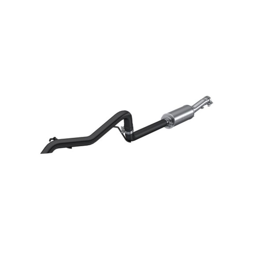 MBRP Exhaust S5530BLK 2.5in. Cat-Back; Single Rear Exit; Off-Road Tail Pipe; BLK