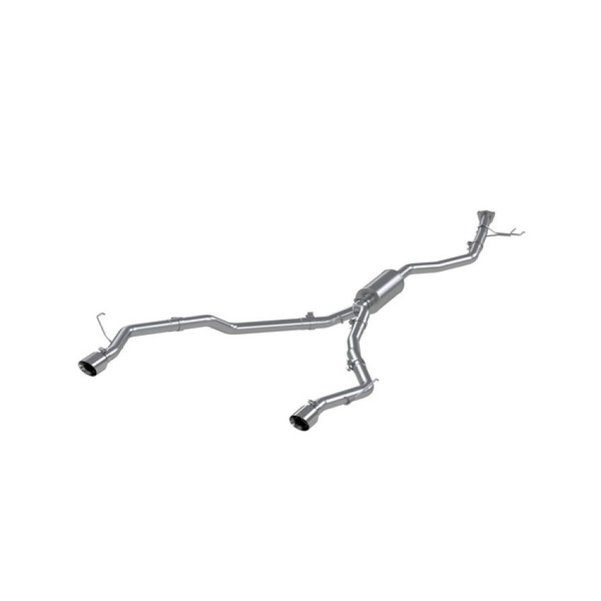MBRP Exhaust S5901304 2.5in. Cat-Back; Dual Split Rear Exit; T304