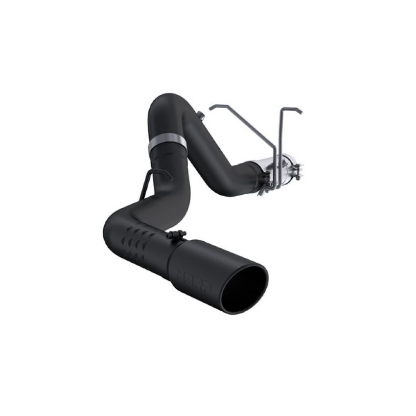MBRP Exhaust S6032BLK 4in. Filter Back; Single Side Exit; BLK