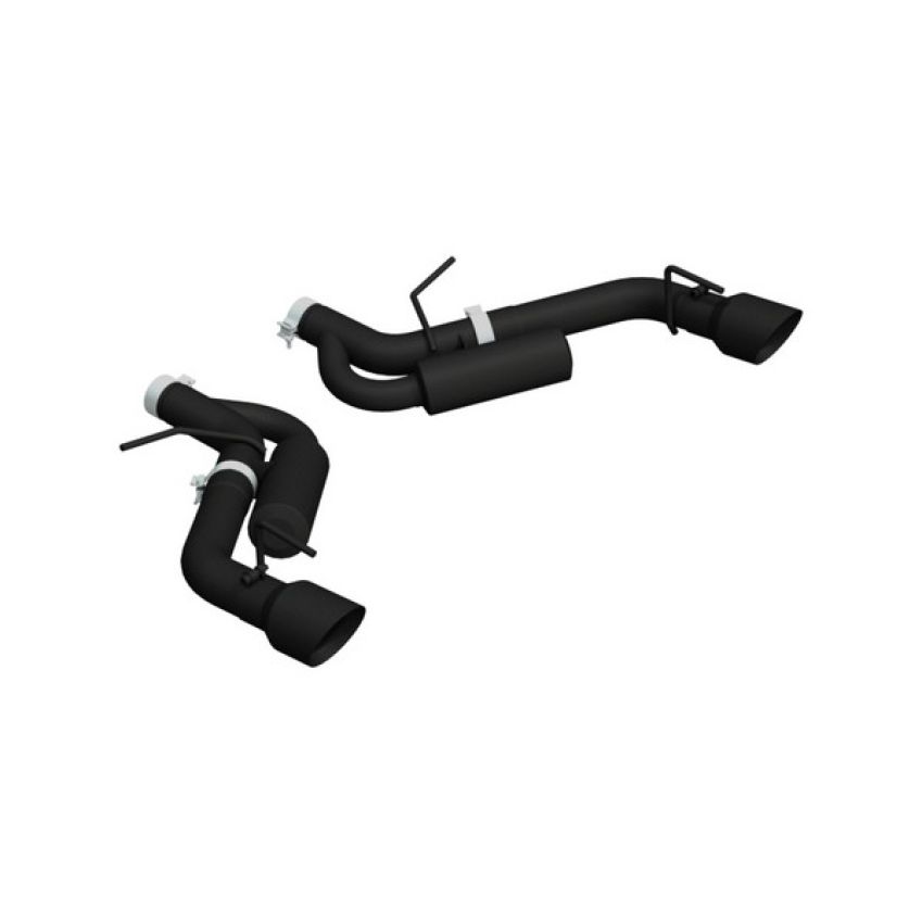 MBRP Exhaust S7034BLK 3in. Axle-Back; Dual Rear Exit; BLK