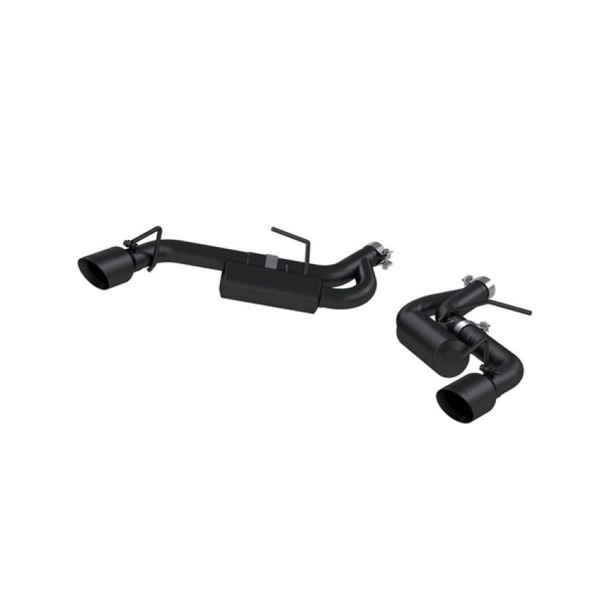 MBRP Exhaust S7038BLK 2.5in. Axle-Back; Dual Rear Exit; Non NPP; BLK