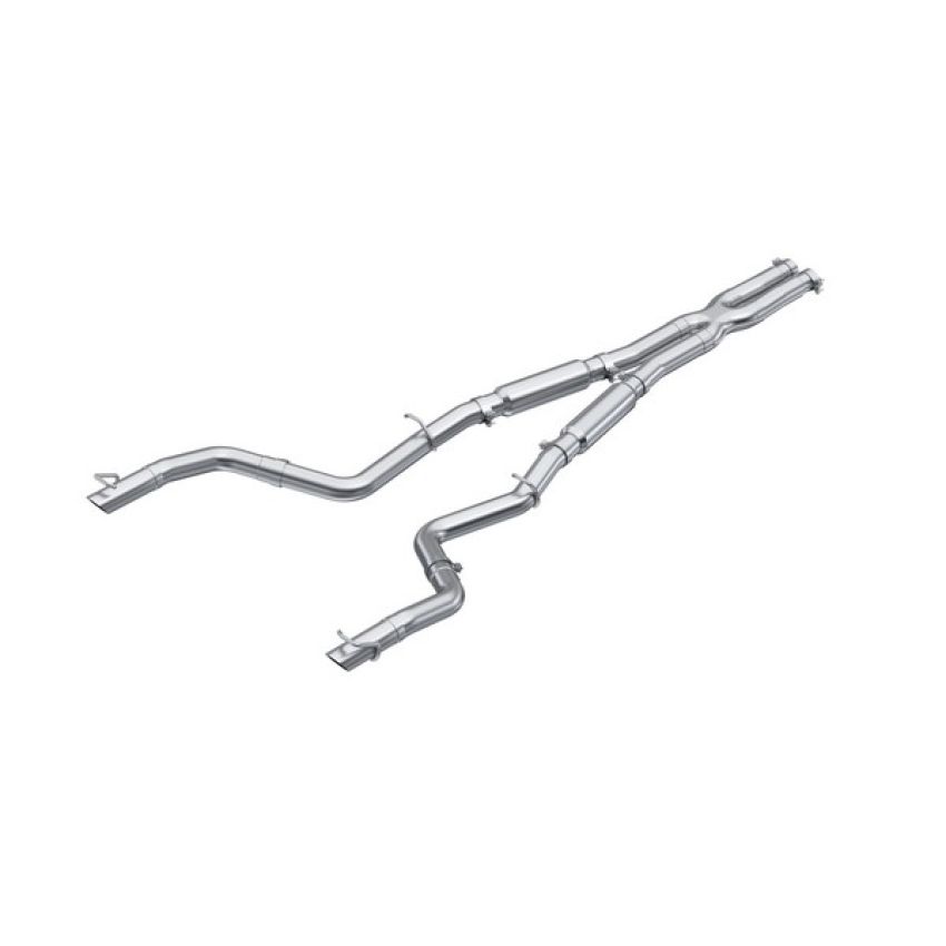 MBRP Exhaust S7119304 3in. Cat-Back; Dual Rear Exit; Street Profile; T304