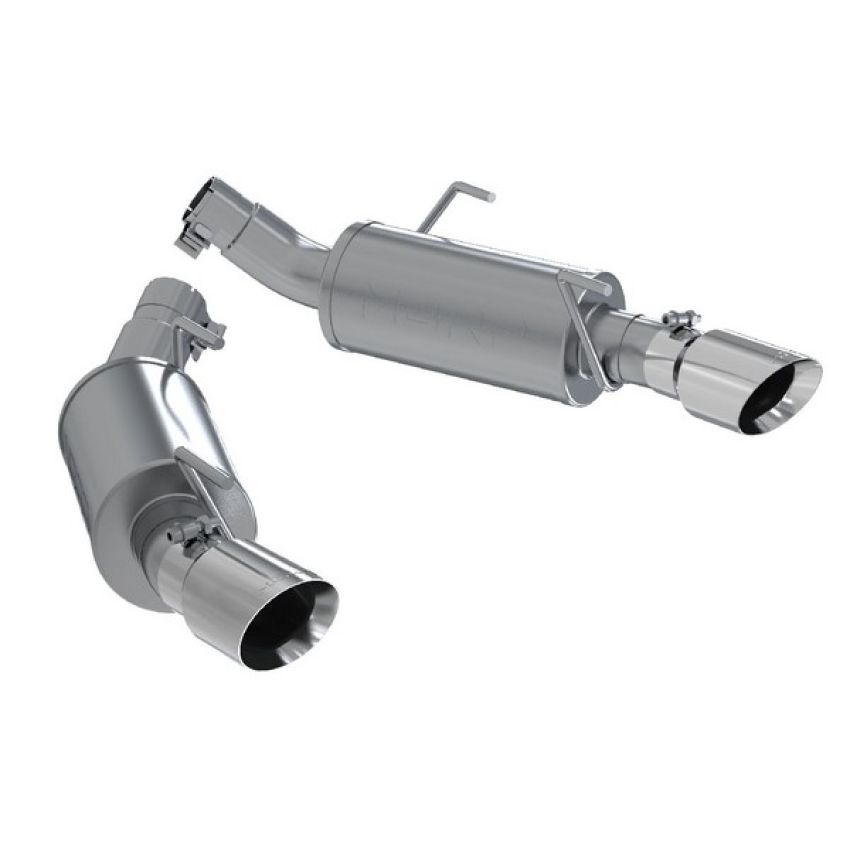 MBRP Exhaust S7200304 2.5in. Axle-Back; Dual Mufflers; Dual Rear Exit; T304
