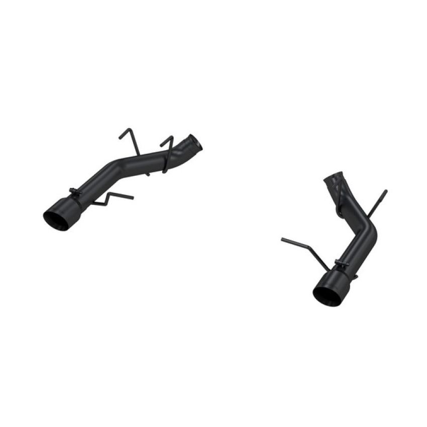MBRP Exhaust S7203BLK 3in. Axle-Back; Muffler Bypass; Dual Split Rear Exit; Race Version; BLK