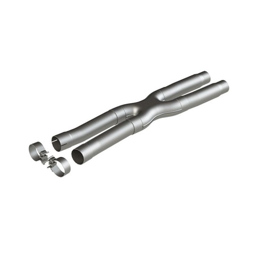 MBRP Exhaust S7213AL 2.5in. Resonator Bypass; X-Pipe; AL