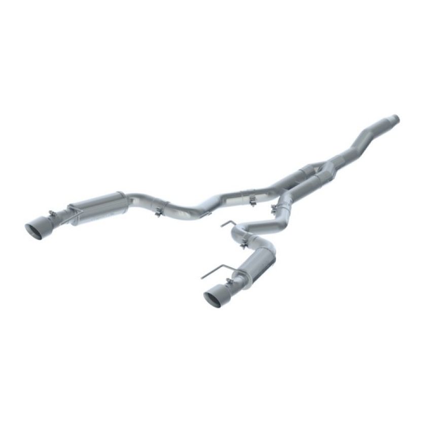 MBRP Exhaust S7274409 3in. Cat-Back; Dual Split Rear Exit; Street Version; T409