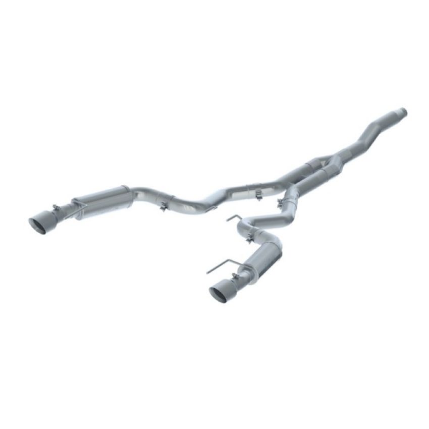 MBRP Exhaust S7275409 3in. Cat-Back; Dual Split Rear Exit; Race Version; T409