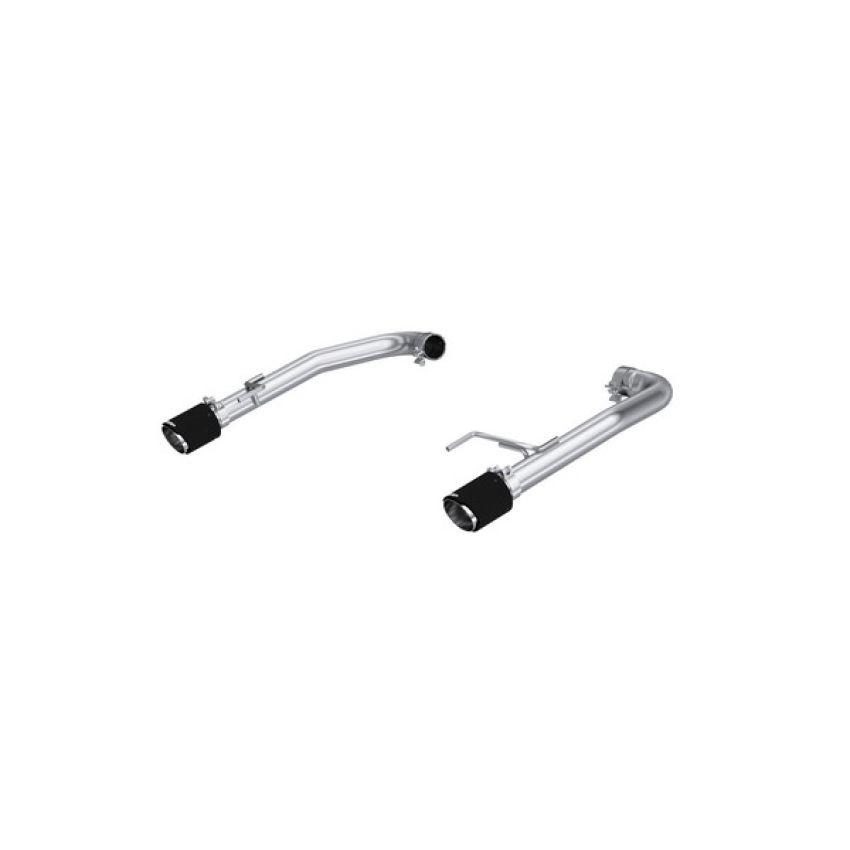 MBRP Exhaust S72763CF 2.5in. Axle-Back; Dual Rear Exit; T304; CF