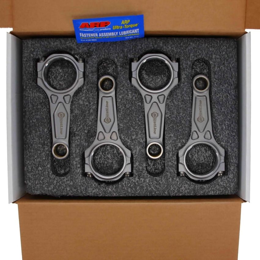 Boostline SB5137905 Connecting Rod, Subaru Ej20/Ej25 Turbo, 130.50 mm Length, ARP2000, Set of 4