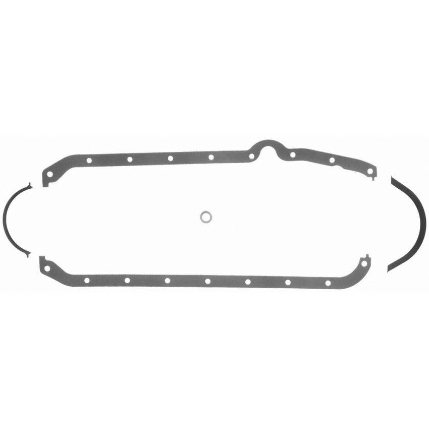 FEL PRO GASKETS 1803 Engine Oil Pan Gasket Set Rubber-coated fiber