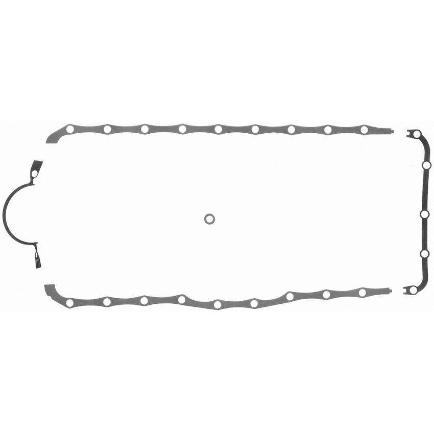 FEL PRO GASKETS 1820 Engine Oil Pan Gasket Set Rubber-coated fiber