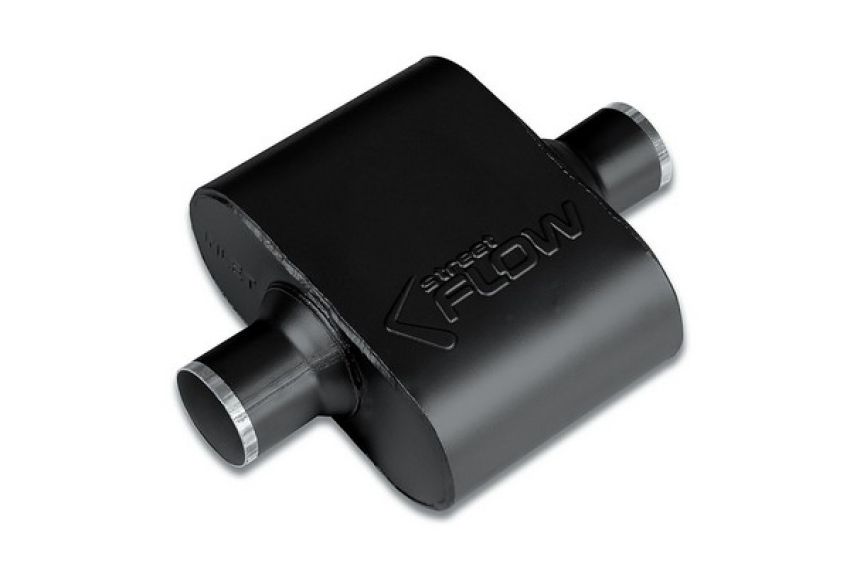 Street Flow SFS424109 Performance Stainless Steel Chambered Muffler