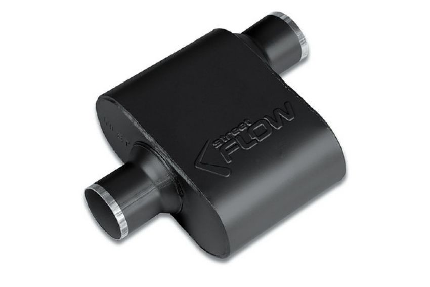 Street Flow SFS425112 Performance Stainless Steel Chambered Muffler