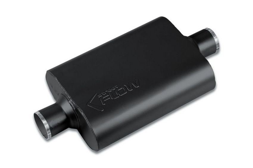 Street Flow SFS42540 Performance Stainless Steel Chambered Muffler