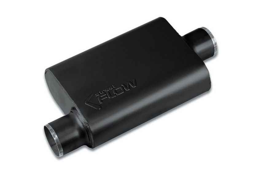 Street Flow SFS43041 Performance Stainless Steel Chambered Muffler
