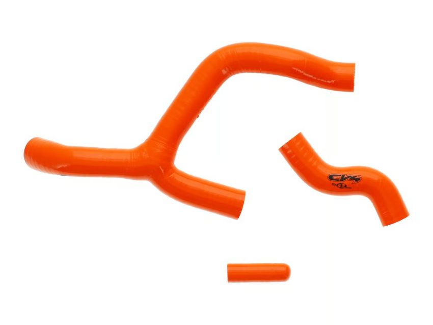 Wiseco SFSMBC211O CV4 by Wiseco Radiator Hose Kit, Y-Type, Orange