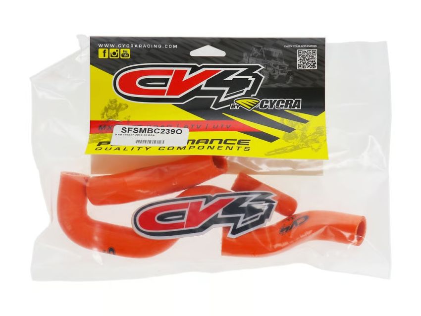 Wiseco SFSMBC239O CV4 by Wiseco Radiator Hose Kit, Standard, Orange