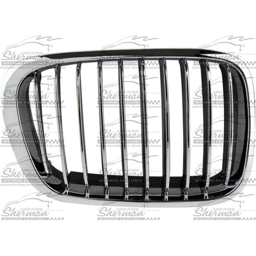 RH GRILLE CHR BMW 3 SERIES (E46) SDN/WAG 99-01