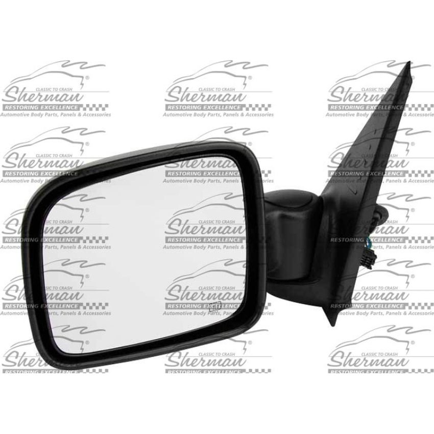 LH DOOR MIRROR PWR HTD TEXT BLK FLDG LIBERTY 02-07