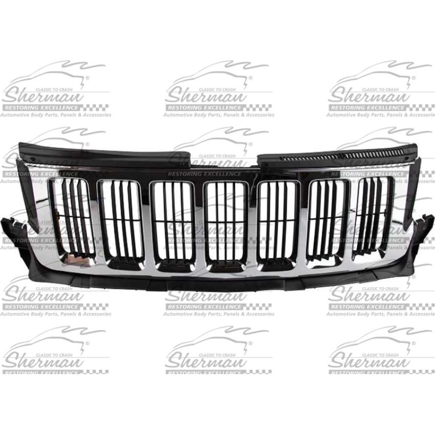 GRILLE ASSY DARK GRAY W/ CHROME MLDG GRAND CHEROKEE 11-13