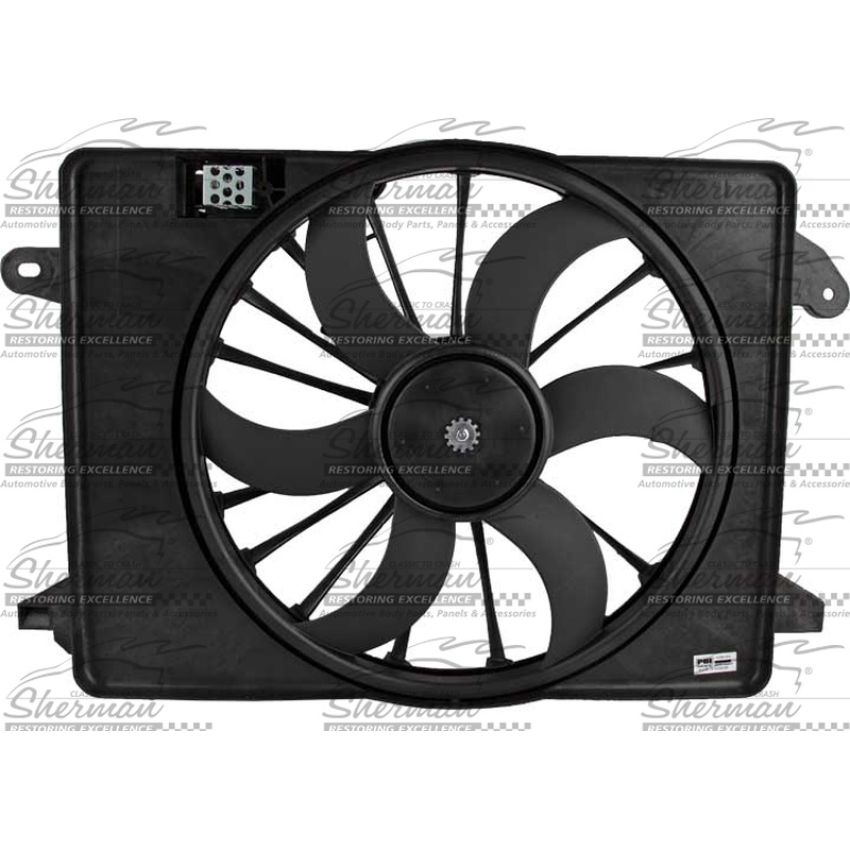 RADIATOR COOLING FAN ASSY CHRYSLER 300 09-10; CHALLENGER 09-C; CHARGER 09-13