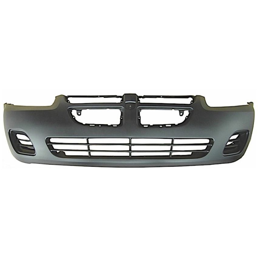 CAPA FRT BUMPER COVER 4DR SEDAN; W/O FOG LAMPS; PRIME DODGE STRATUS 04-06
