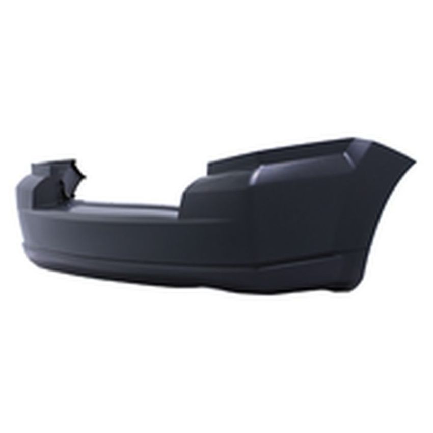 RR BUMPER COVER (P) CODE MCU W/ CHR EXHAUST TIP CALIBER 07-12