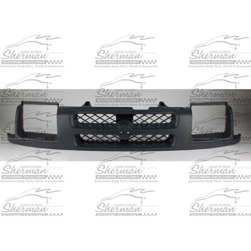 GRILLE ASSY W/O EMBLEM; DARK GRAY NISSAN XTERRA 2000-2001