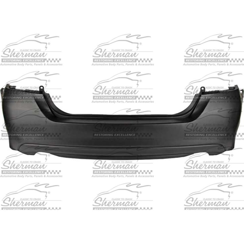 REAR BUMPER COVER W/O DISTANCE SENSORS; PRIME NISSAN ALTIMA 16-18