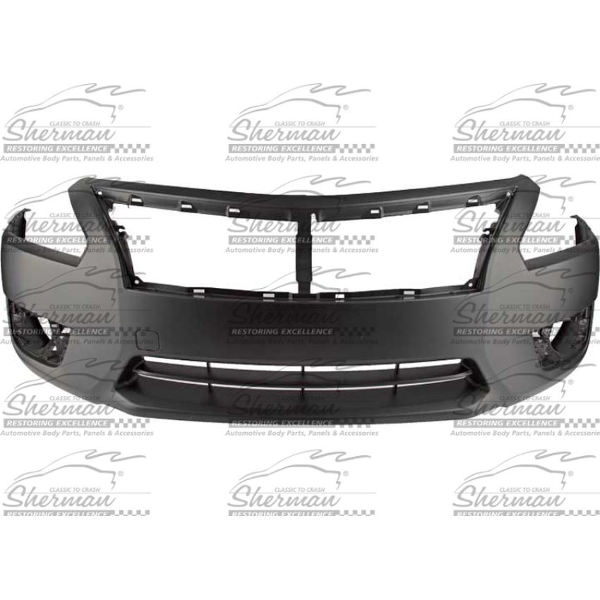 FRONT BUMPER COVER; PRIME NISSAN ALTIMA SDN 13-15