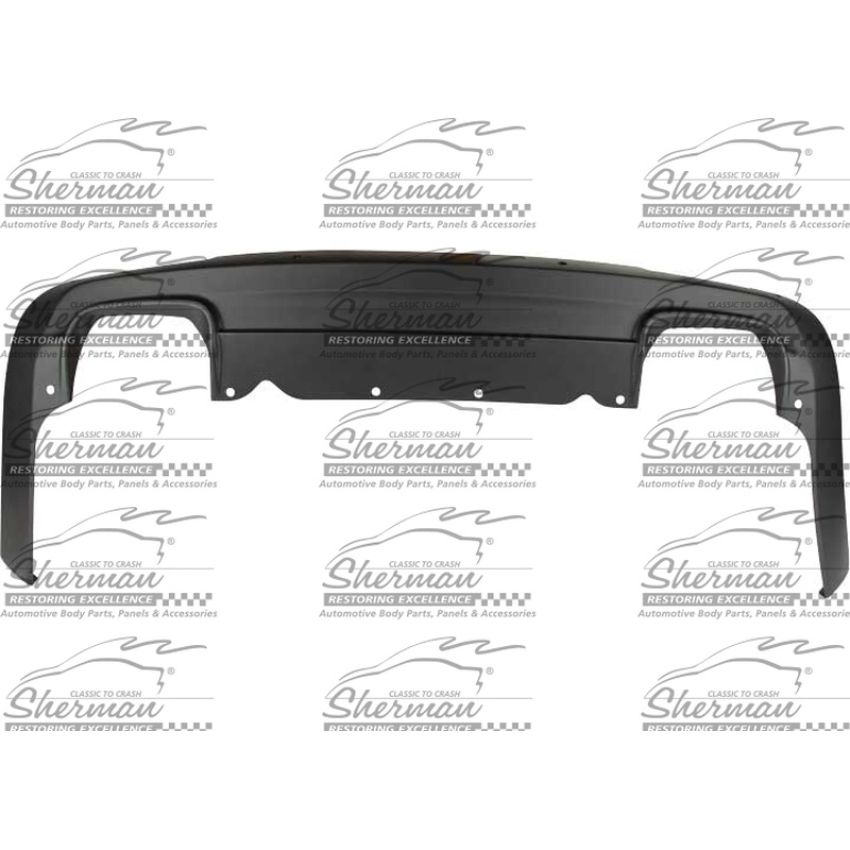 CAPA RR BUMPER VALANCE PANEL 5.7L|6.2L|6.4L; W/PARKING SENSORS; TEXTURED DODGE CHALLENGER 15-C