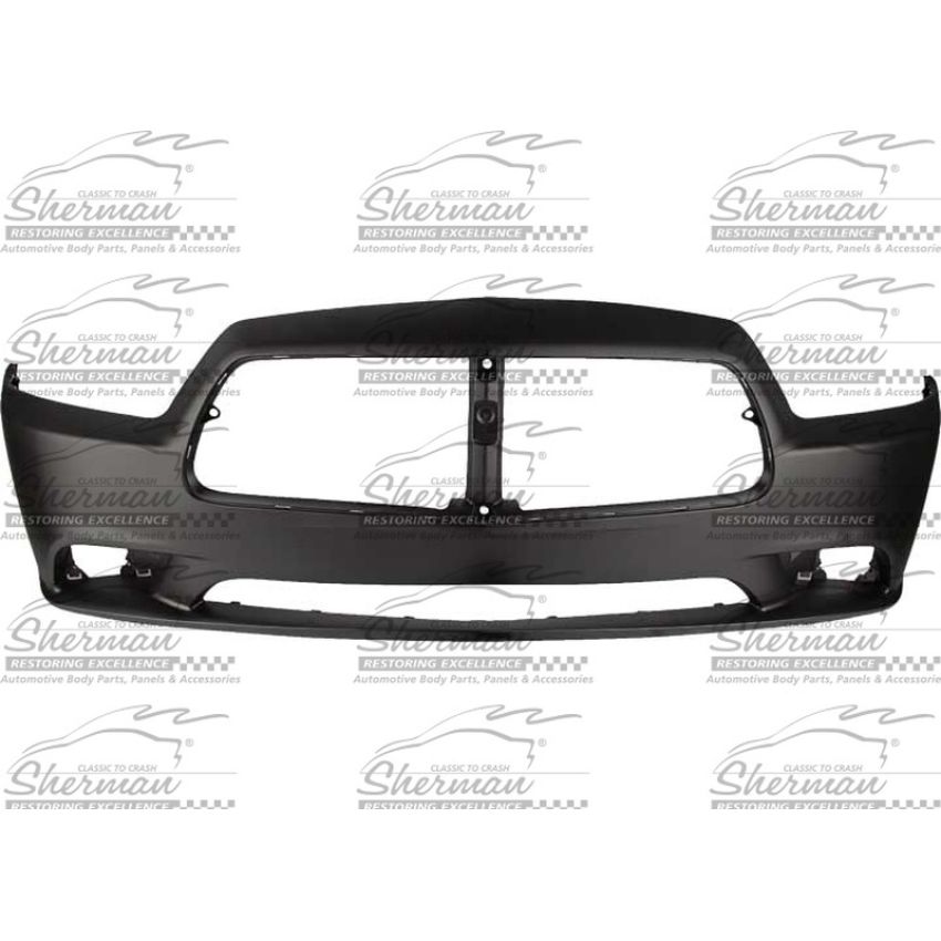 CAPA FRT BUMPER COVER W/O ADAPTIVE CRUISE CONTROL; PRIME DODGE CHARGER 11-14