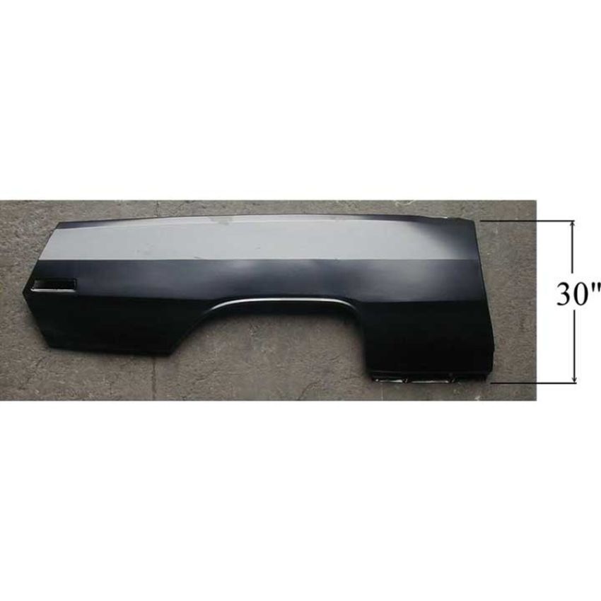 LH QUARTER PANEL SKIN 2 DOOR SWINGER/SCAMP 70-71; ALTER MARKER LAMP HOLE DART/D ART SWINGER 72-76