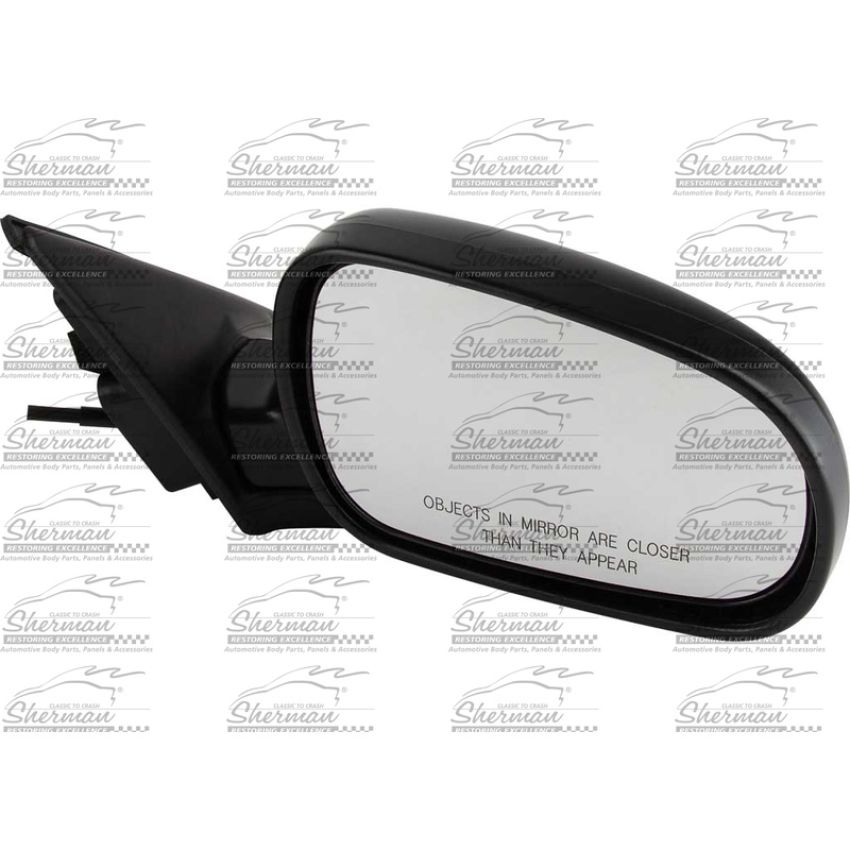 RH DOOR MIRROR MAN REM NON-HTD SMOOTH BLK FLDG ACCORD SDN 90-93