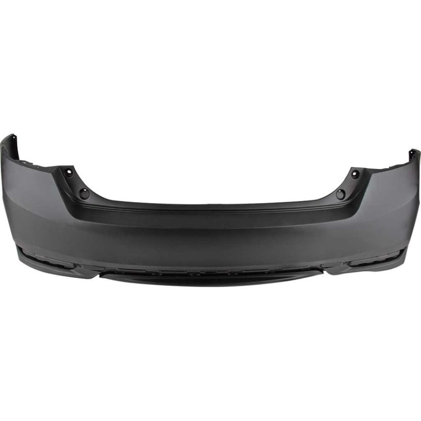 CAPA RR BUMPER COVER EX|EX-L|LX;SDN;4 CYL;SINGLE EXH;W/O PARK ASSIST;PRIME HONDA ACCORD 16-17
