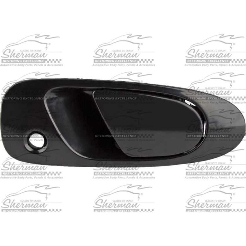 RH FRONT OUTER DOOR HANDLE BLK CIVIC 92-95