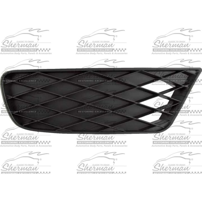 RH FRONT BUMPER INSERT SDN OUTER GRILLE MATTE BLK CIVIC 09-11;CIVIC HYBRID 09-11