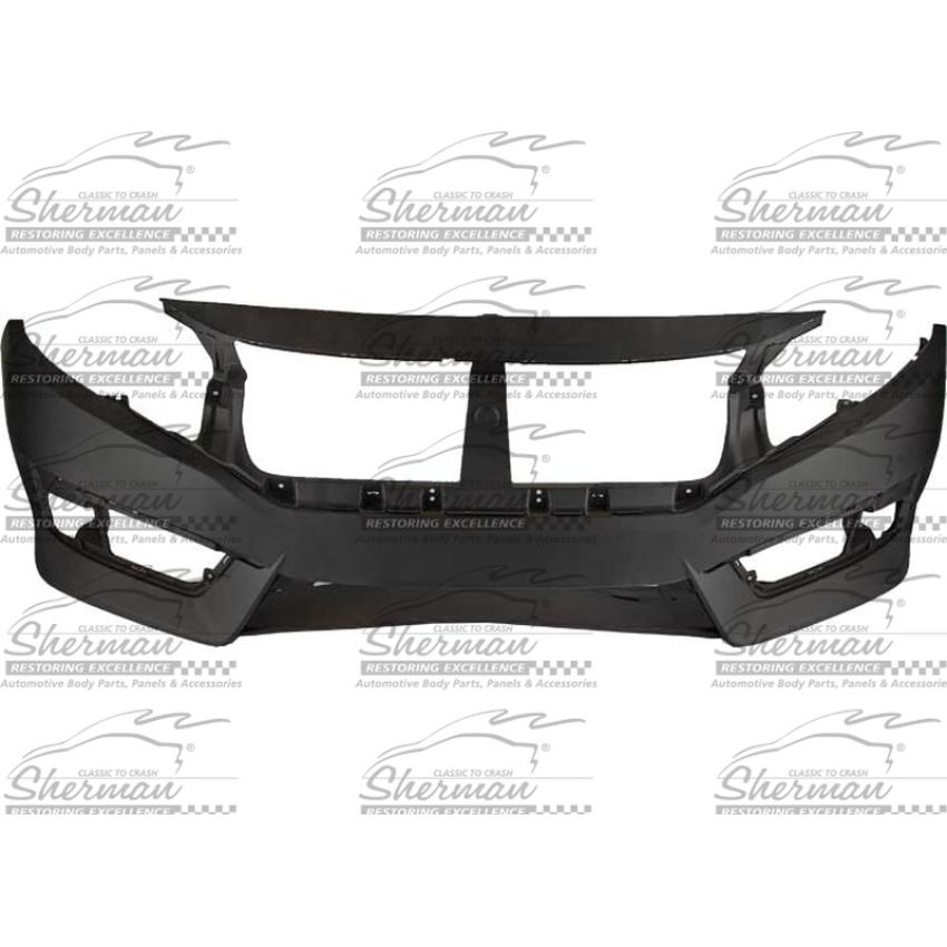 FRONT BUMPER COVER PRIME HONDA CIVIC CPE/SDN 16-18