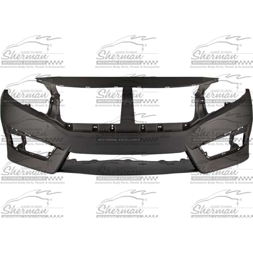 CAPA FRT BUMPER COVER PRIME HONDA CIVIC CPE 16-16; CIVIC SDN 16-18