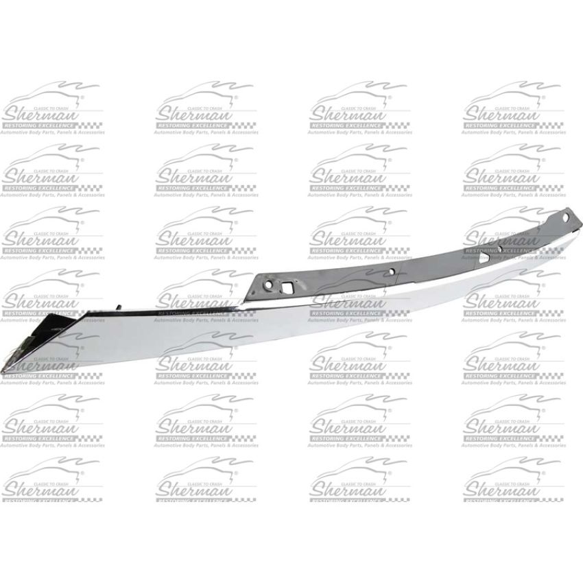 LH GRILLE MOLDING EXTENSION HONDA CIVIC CPE/SDN 16-18