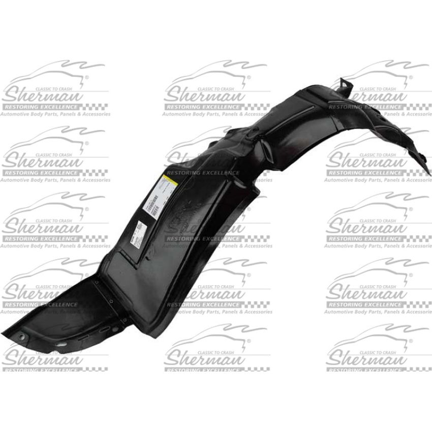 LH FRONT FENDER INNER PANEL H/B; FROM 6-10-13 HYUNDAI ACCENT H/B 13-17; ACCENT SDN 14-17