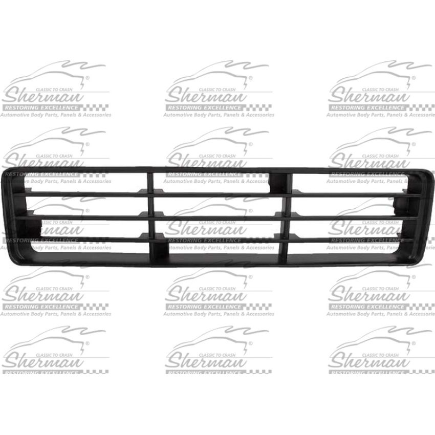 LH GRILLE INSERT UPPER BLK DODGE P/U/RAMCHARGER 91-93