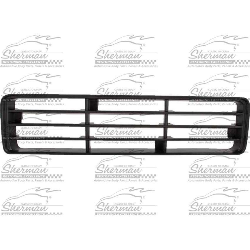 RH GRILLE INSERT UPPER BLK DODGE P/U/RAMCHARGER 91-93