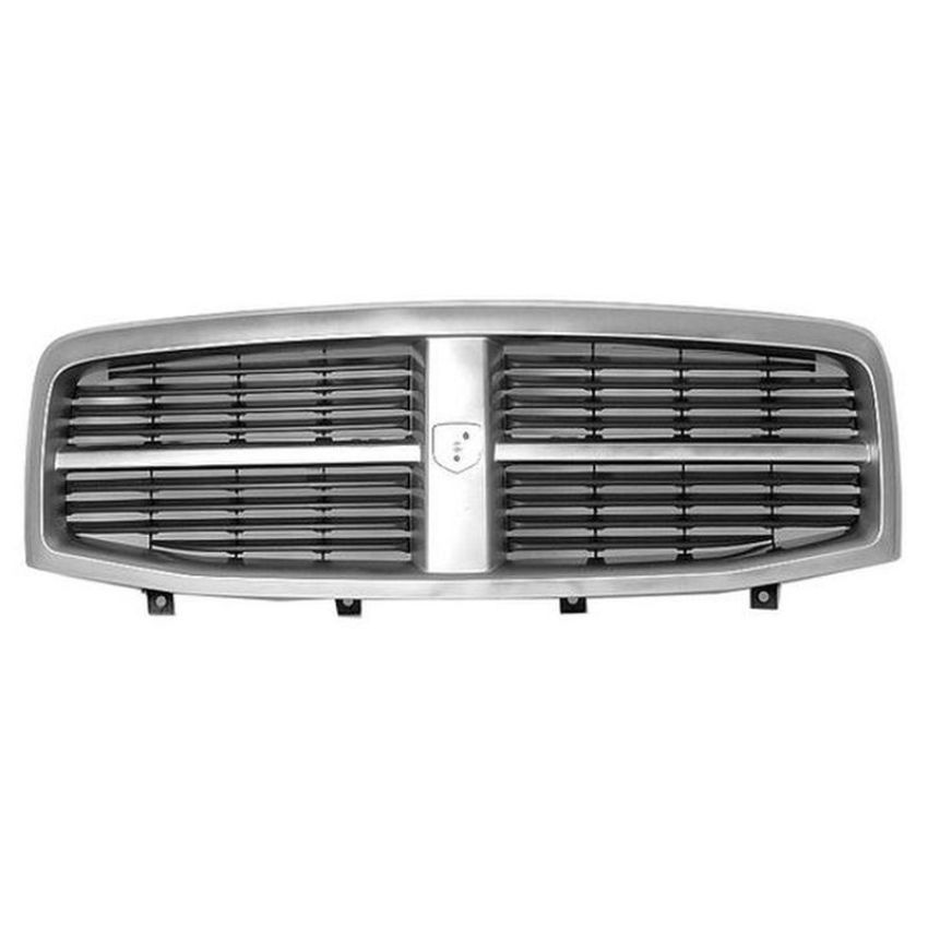 GRILLE ASSY BRIGHT & BLACK DODGE DURANGO 2004-2006; BRIGHT & BLACK DODGE DURANGO 2006-2006