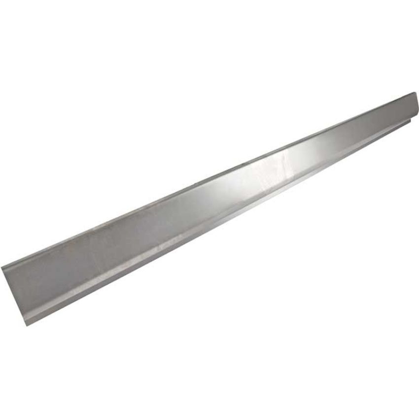 LH ROCKER PANEL SLIP-ON STYLE DODGE P/U QUAD CAB 02-09; STAMPED; RAW METAL