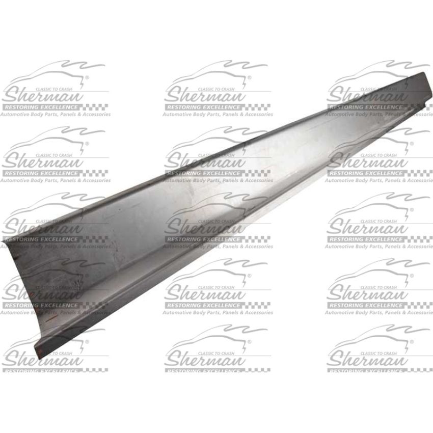 RH ROCKER PANEL SLIP-ON STYLE DODGE P/U QUAD CAB 02-09; STAMPED; RAW METAL