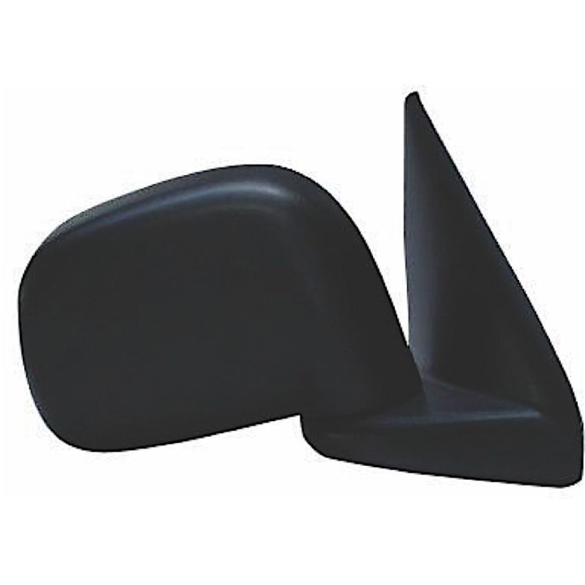 RH DOOR MIRROR PWR HTD TEXT BLK FLDG W/O TOW DODGE P/U 02-09