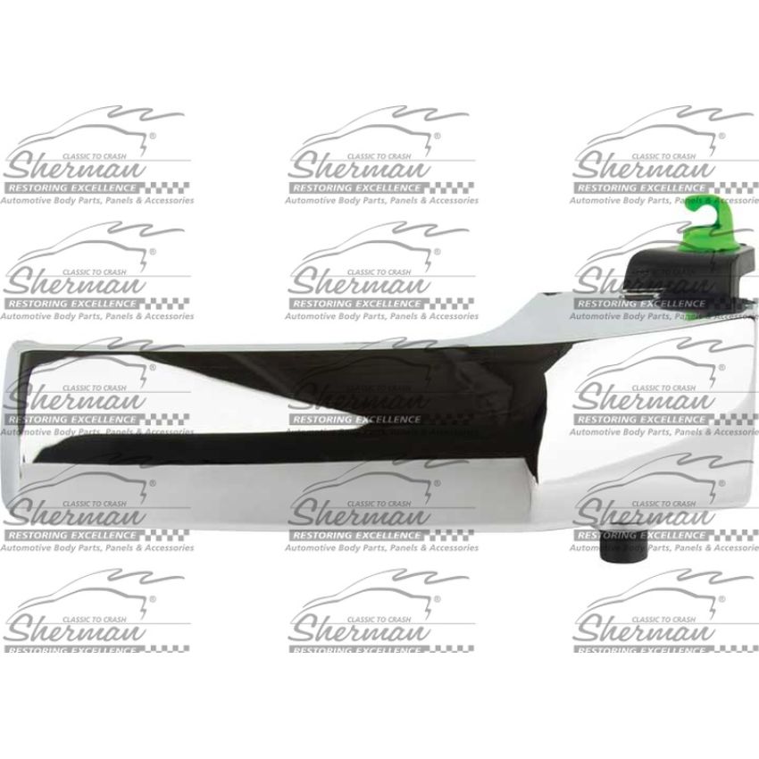 LH REAR DOOR HANDLE INSIDE QUAD CAB; CHROME DODGE RAM 1500 09-12