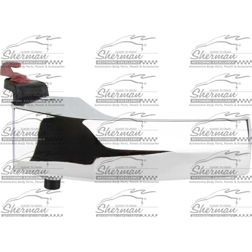 RH REAR DOOR HANDLE INSIDE QUAD CAB; CHROME DODGE RAM 1500 09-12